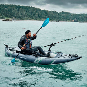 2024 Aquaglide Blackfoot Angler 130 1 Person Inflatable Kayak AG-K-BLF
